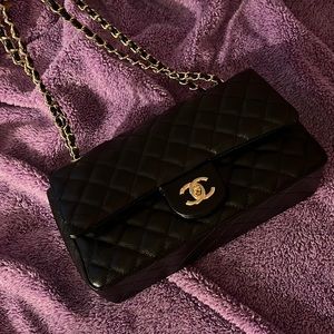 Black Chanel purse